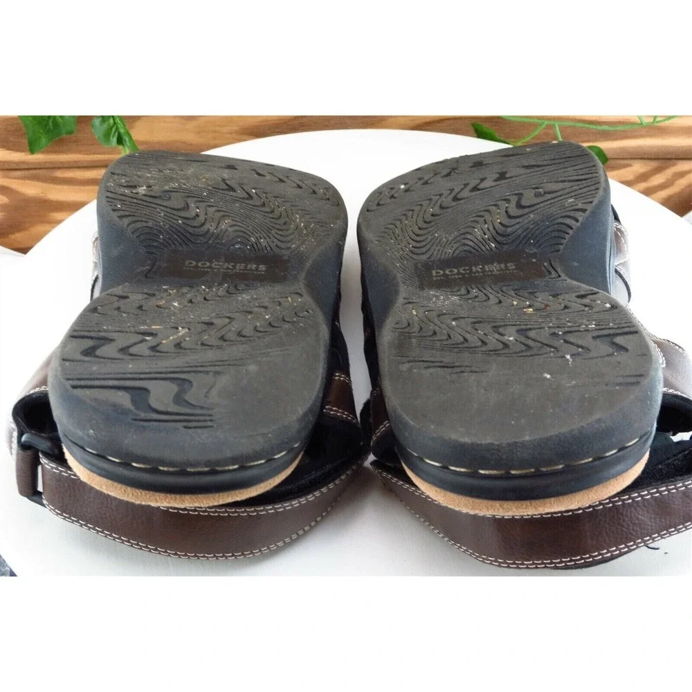 Dockers Men Size 10‎ M Brown Fisherman Sport Sandals Synthetic 9021389